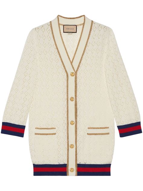 gucci cardigan scritta gucci|gucci web cardigan.